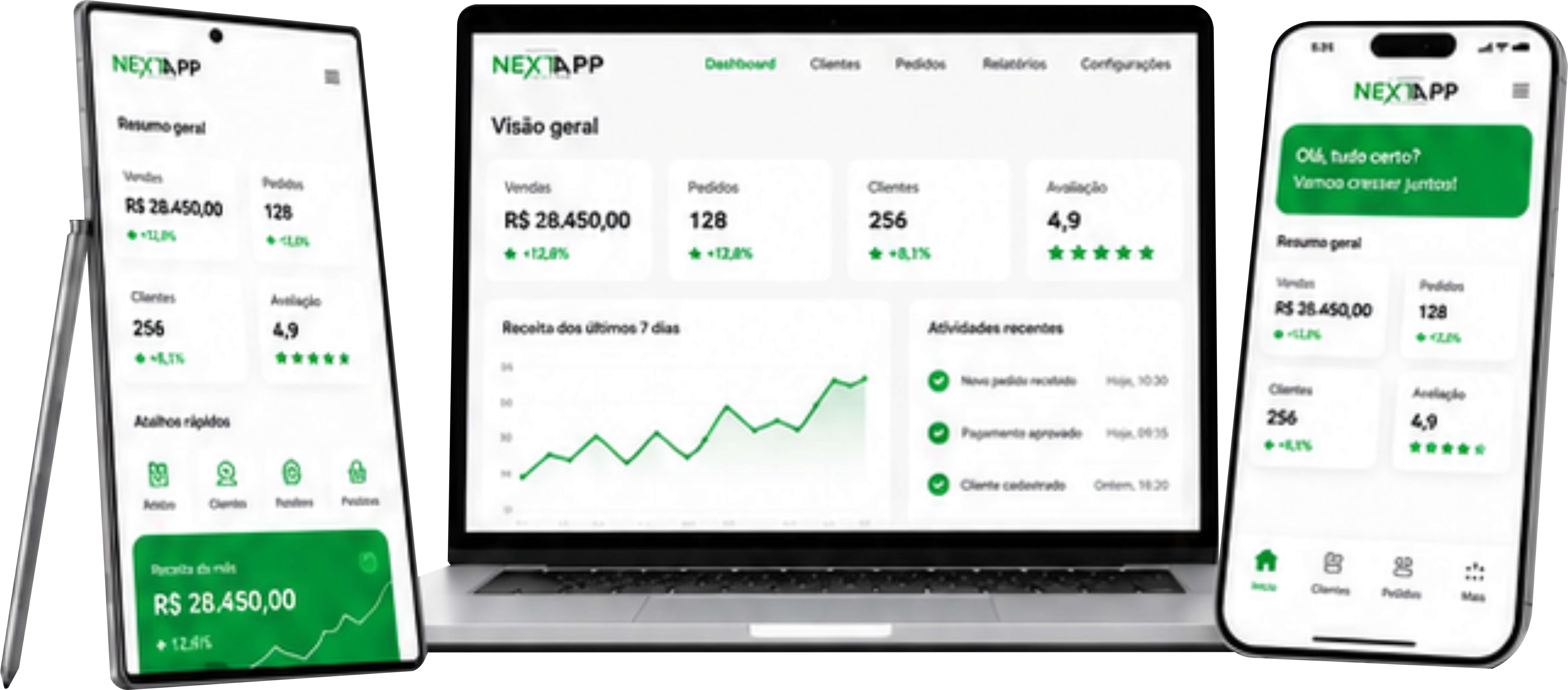 Demonstração do aplicativo de controle financeiro pessoal Money Gestão desenvolvido pela Nextapp